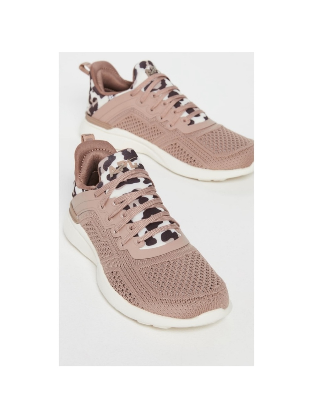 Athletic Propulsion Labs (APL) Techloom Tracer Sneakers Almond Leopard Women’s 7 - Picture 4 of 16